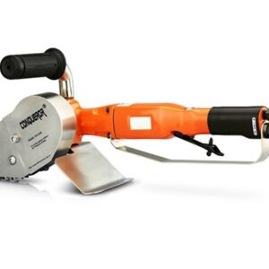 Handle stripper machine to clean waste material