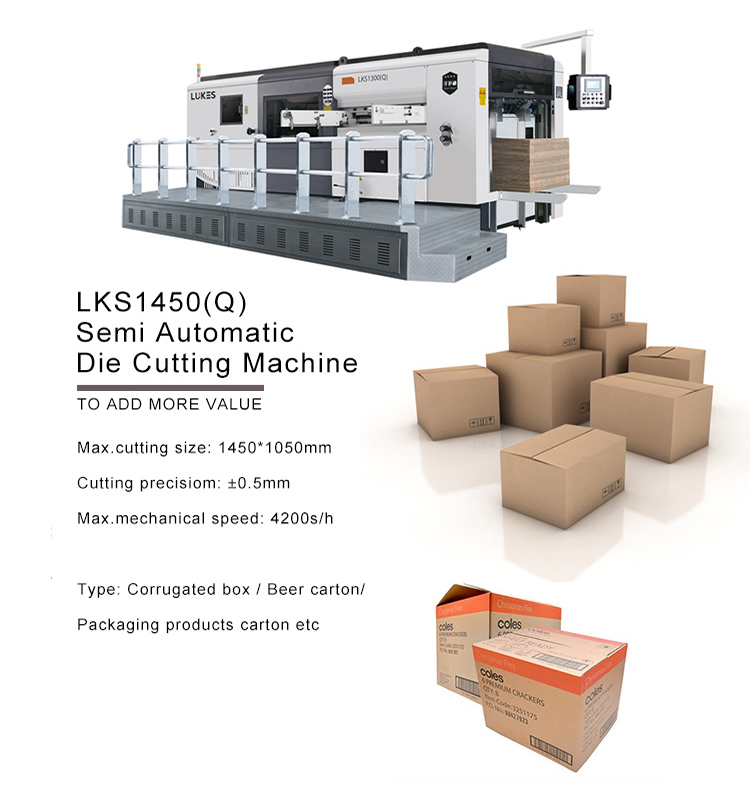 flat creasing die cutting machine/carton box