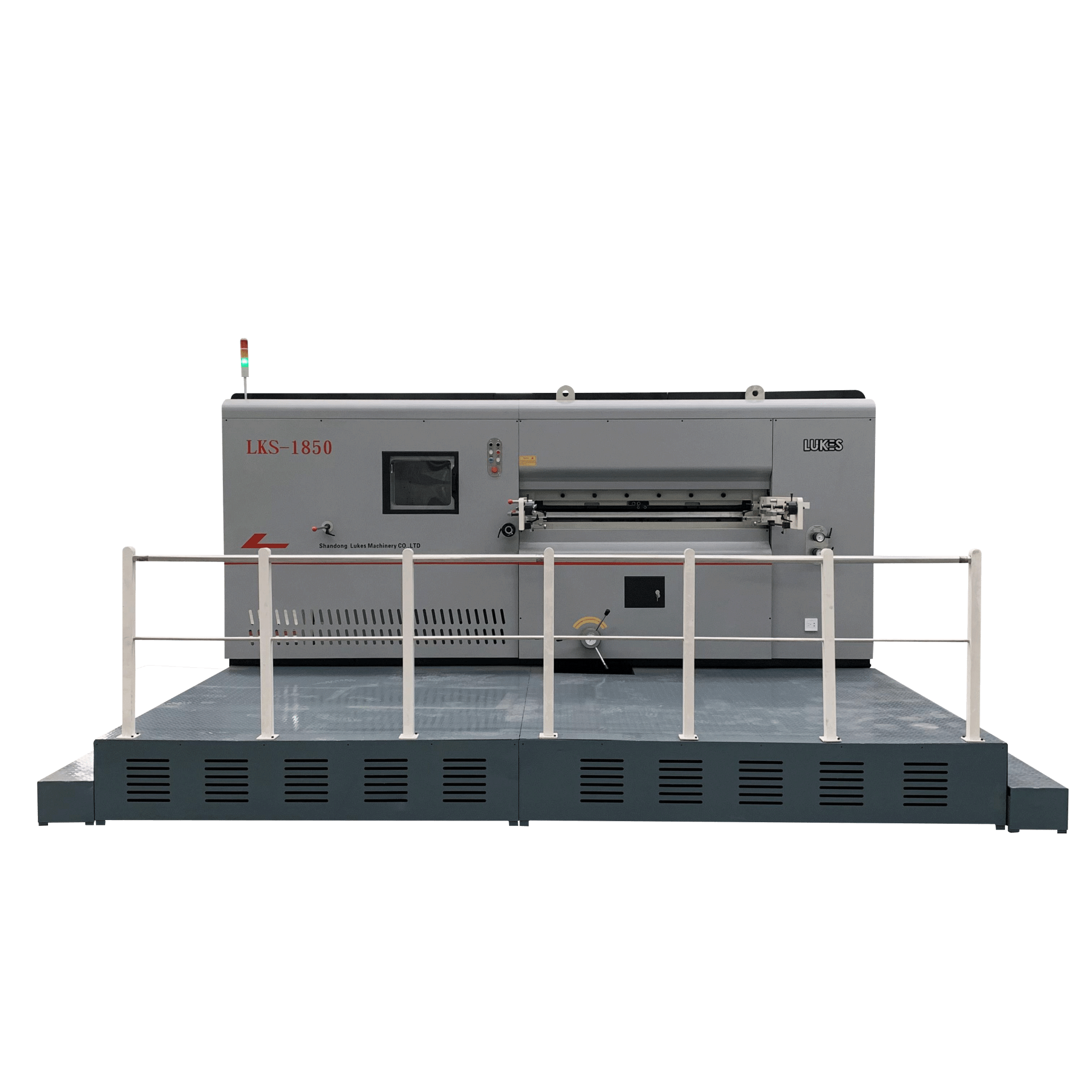 Customers Order LKS1850 SemiAutomatic DieCutting Machine For Die
