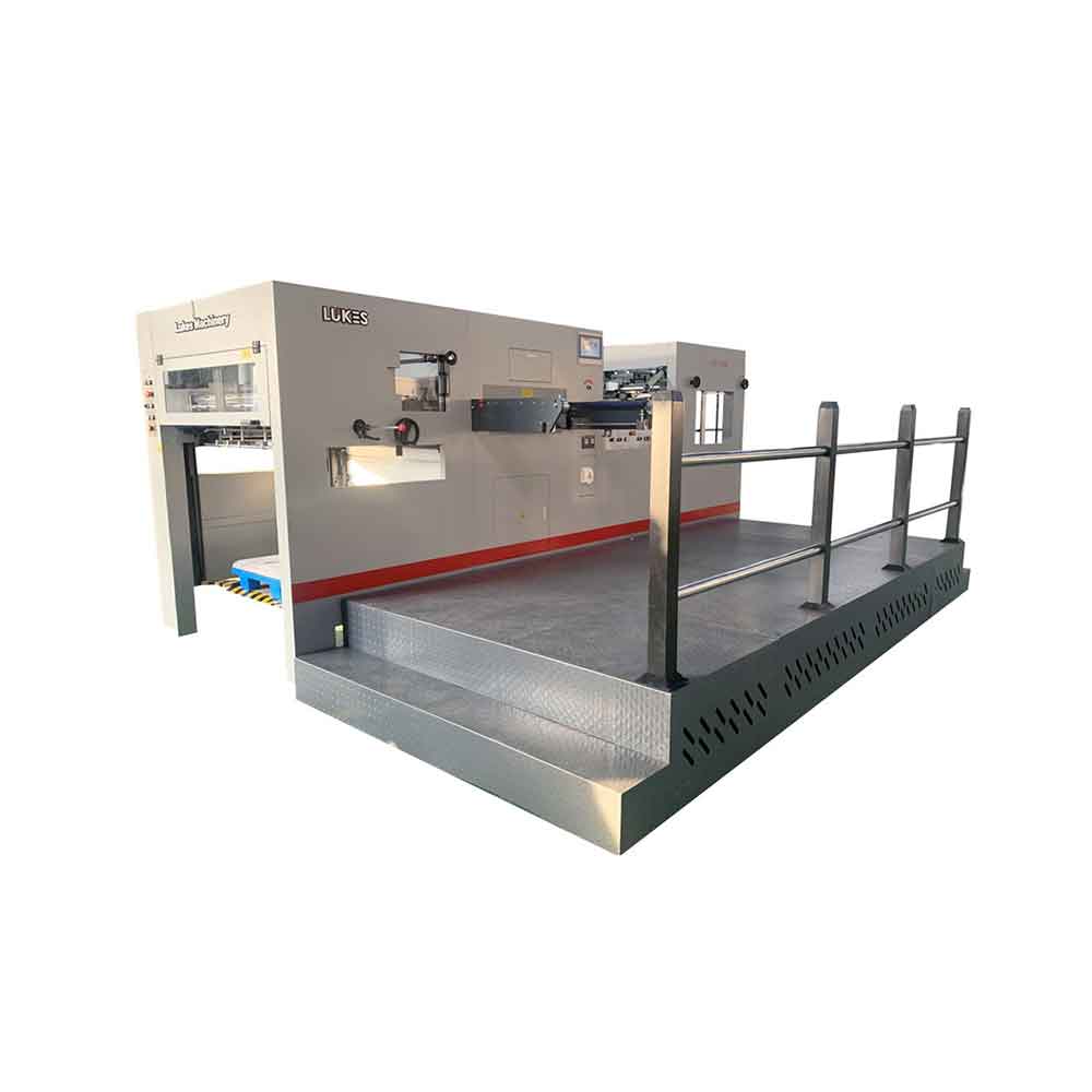 1200H(Q) Automatic Flatbed Die Cutting Machine Lukes Machinery