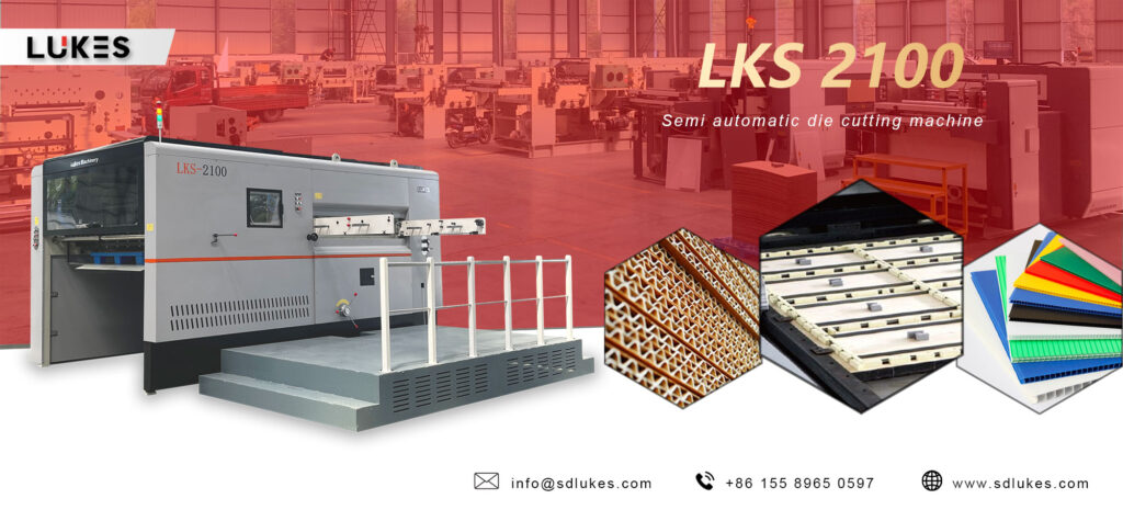 2100 Semi automatic die cutting machine