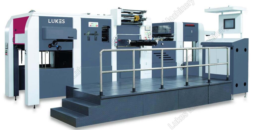 Automatic hot stamping die cutting machine